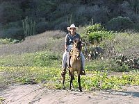 Roberto of Barra de Potos&iacute; on his horse